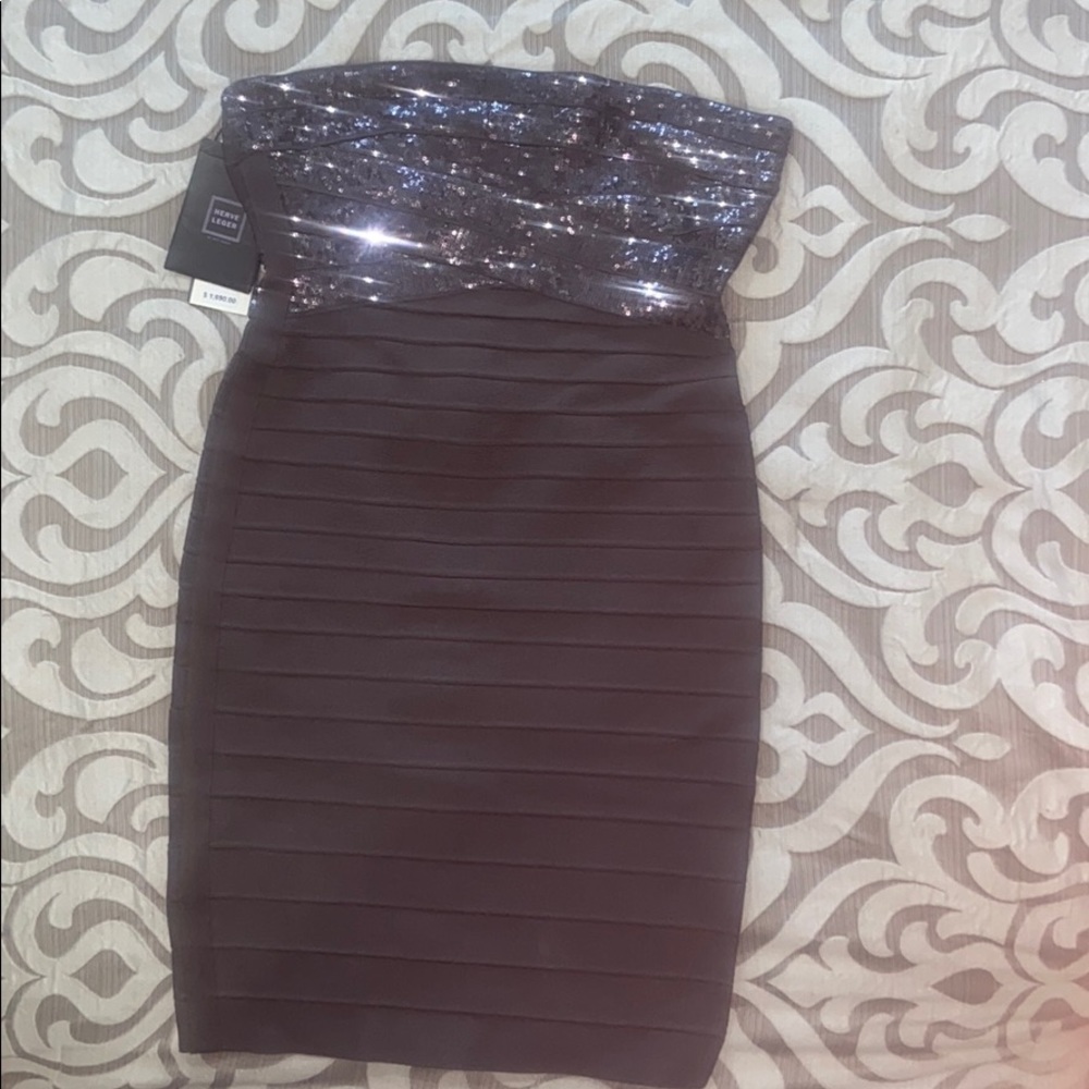 Herve Leger knee length dress